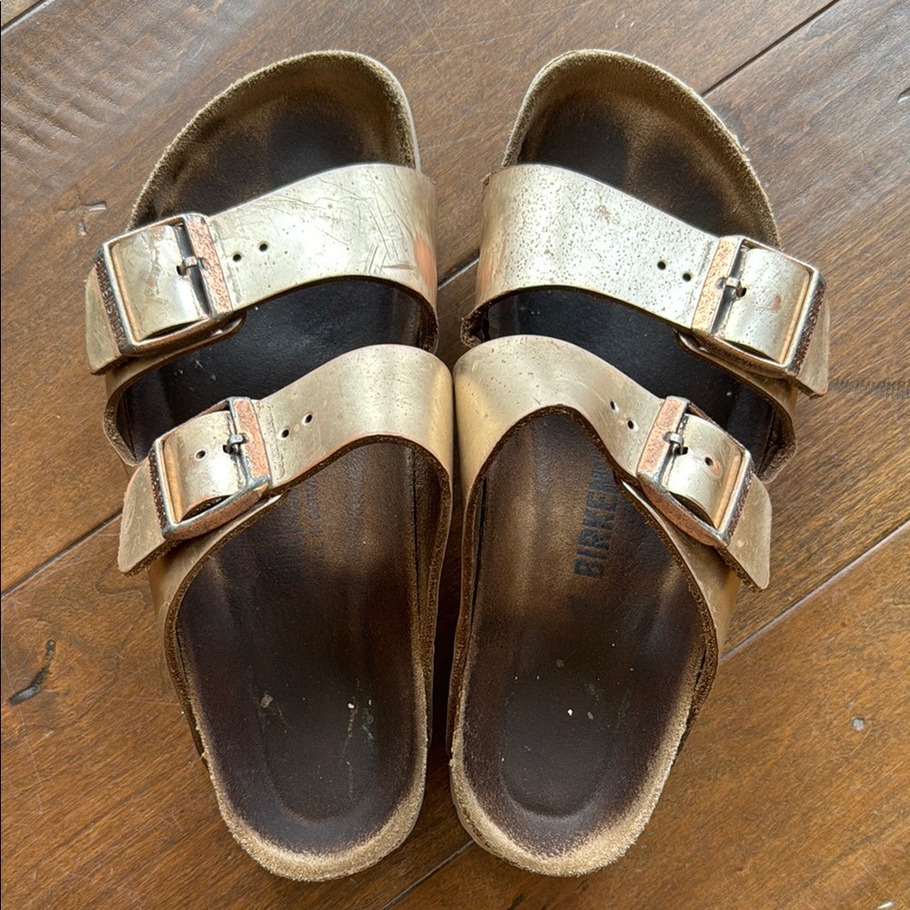 Birkenstock Rose Gold Sandals size 37